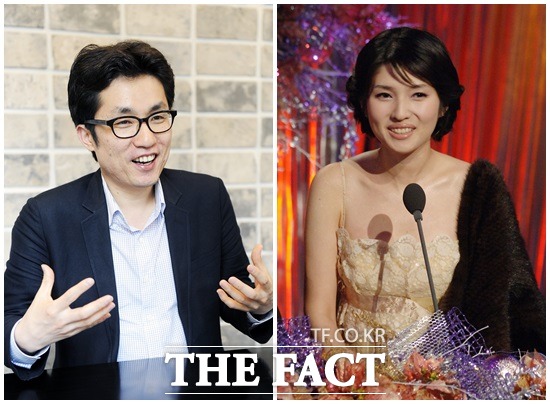 새누리당 김상민(왼쪽) 의원과 방송인 김경란 씨가 내년 1월 6일 결혼한다. /더팩트 DB