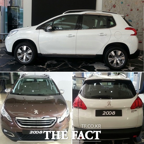 뉴 푸조 2008은 차량 전면 플로팅 그릴 양옆으로는 프로젝션 타입의 헤드램프를 더해 특유의 패밀리룩을 완성하면서도 균형 잡힌 전·후방 비율 배분으로 완성도를 높였다.