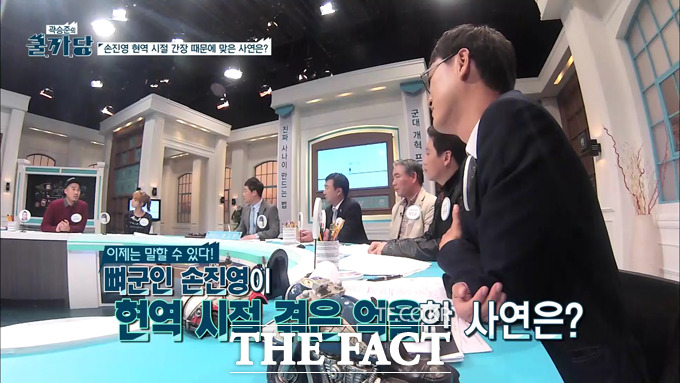 tvN 쿨까당에서 방송인 손진영이 군대 시절 경험담을 이야기하며 남자들의 공감대를 형성했다./사진=tvN 쿨까당 제공