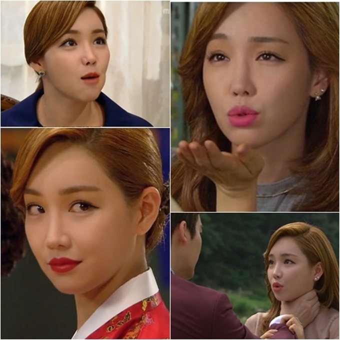 이유리가 연기한 연민정은 새로운 악녀의 패러다임을 제시했다는 평가를 받았다. / MBC 왔다 장보리 방송 캡처