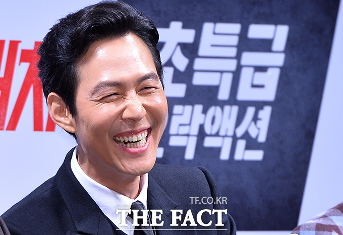 영화 빅매치에서 많은 액션 장면을 소화한 이정재./김슬기 기자