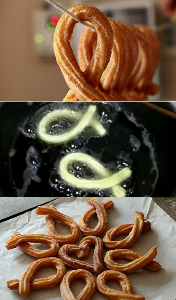 츄러스 만드는 법이 다양해지면서 직접 만들어보고자 하는 누리꾼들의 관심이 높아지고 있다. / 유튜브 영상 캡처