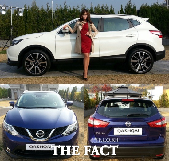 캐시카이 차량 전면에는 V-모션 그릴과 부메랑 형태의 LED 리어 램프 등 닛산의 차세대 패밀리룩이 적용돼 다이내믹한 느낌이 강조됐다.