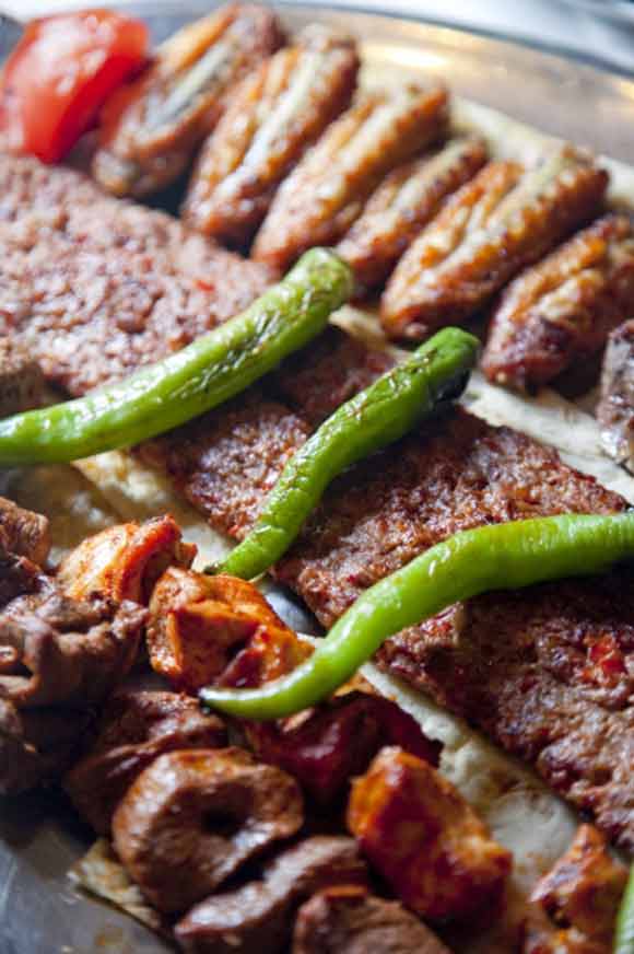 다양한 케밥의 종류가 누리꾼들의 관심을 받고 있다. 사진은 양고기를 꼬치에 꿰어 석쇠에 구운 아다나 케밥. /유영진 작가 제공