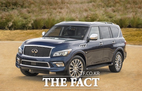 21일 인피니티가 자사 플래그십 스포츠유틸리티차량 뉴 QX80을 아시아에서 최초로 국내 시장에 출시했다. / 인피니티 제공
