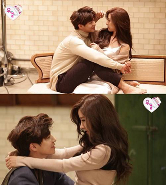 우리결혼했어요 송재림 김소은 부부가 커플 화보 촬영에서 과감한 스킨십 포즈를 선보여 화제다. / MBC 우리결혼했어요 제공