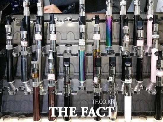 전자담배 종류가 전 세계적으로 450개가 넘고 담배 향(맛)은 무려 8000개에 달한다. /신진환 기자