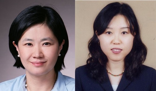 하혜승(왼쪽) 삼성전자 신임 전무, 박진영 삼성전자 신임 상무 / 삼성그룹 제공