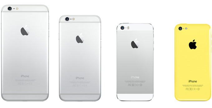 아이폰6와 아이폰6 플러스의 재고가 국내에서만 10만대에 육박하는 것으로 알려졌다. /애플 홈페이지 갈무리