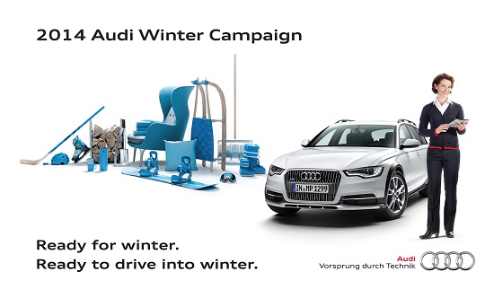아우디는 오는 19일까지 전국 24개 아우디 공식 서비스센터에서 2014 아우디 윈터 서비스 캠페인을 시행한다. / 아우디코리아 제공