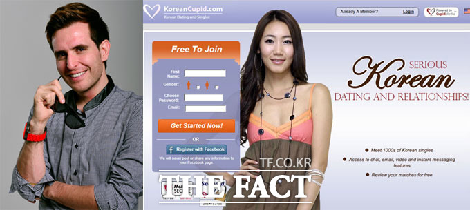 한 남성이 에네스 카야(왼쪽)와 닮은 외모의 셀카 사진을 사용해 코리안 큐피드에서 데이트 상대를 찾았다. /남윤호 기자, 코리안 큐피드 캡처