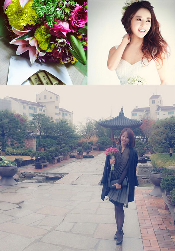 김혜선 기상 캐스터가 13일 품절녀 대열에 합류한다. 소리 소문 없이 교제한 지 4개월 만에 결혼에 골인한 김혜선 기상 캐스터의 SNS 결혼 암시 사진이 눈길을 끌고 있다. / 김혜선 기상 캐스터 트위터, 인스타그램 캡처