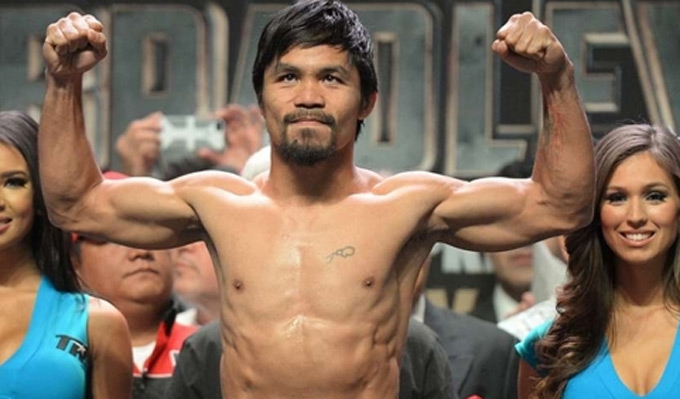 파퀴아오와 메이웨더가 2억 5000만 달러를 걸고 맞대결을 펼친다. / 폭스스포츠 캡처