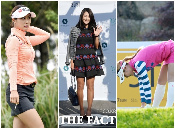 시원시원한 라인이 특기에요 김하늘은 수준급 실력과 미모를 겸비한 대표적인 미녀 골퍼 가운데 하나다. / 더팩트 DB