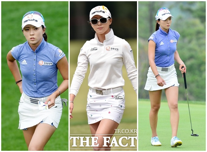 ㅇ외모보다 우월한 몸매 윤채영은 지난 7월 제주 삼다수 마스터스에서 프로 데뷔 9년 만의 LPGA 우승을 차지하는 기쁨을 맛봤다. / 더팩트 DB