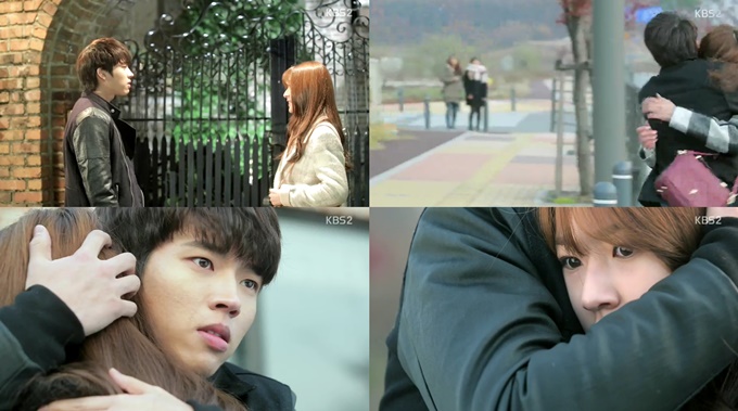 우현(왼쪽 아래)이 김새론의 기억을 되살리기 위해 노력했다. /KBS2 하이스쿨 러브온 방송