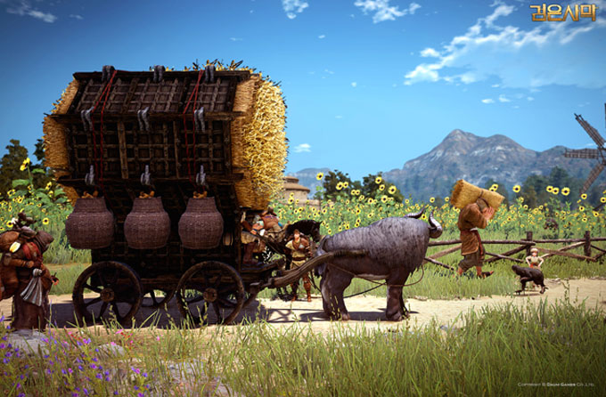 온라인 게임 검은사막에서 마차의 성능에 누리꾼들의 관심이 쏠렸다. / 검은사막 홈페이지