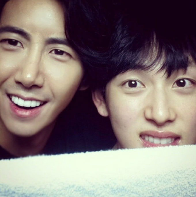 그룹 제국의 아이들 광희(왼쪽)가 동갑내기 멤버 임시완을 질투했다. /광희 인스타그램