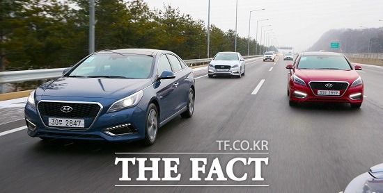 신형 쏘나타 하이브리드는 시속 70~80km 실용 구간에서 ℓ당 평균 17~22km 대의 연비를 유지했다.