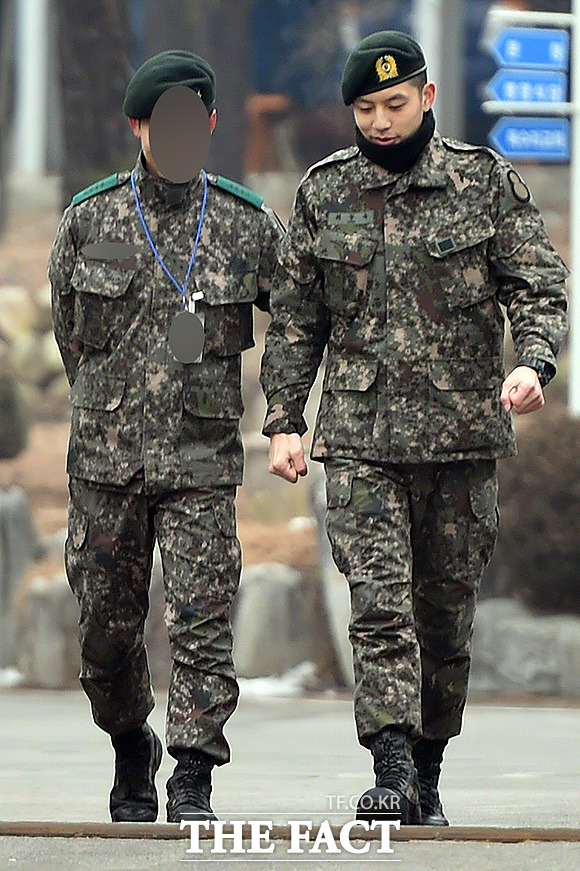 박한별 전 연인 세븐이 28일 전역식을 가졌다. 세븐은 이날 박한별에 대해선 언급하지 않았다. /최진석 기자