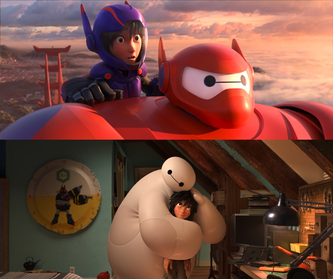 영화 빅히어로가 개봉을 20일 앞둔 2일 메인 예고편을 공개했다. /영화 스틸