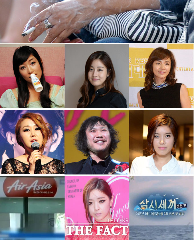 담배 파는 약국 120여 곳(위), 나비효과 사유리(시계 방향으로), 택시 강소라, 슈퍼맨 야노시호, 미생물 장도연, 삼시세끼 어촌편 만재도, 홍수아 근황 공개, 수색 급물살, 토토가 소찬휘, 나 혼자 산다 육중완이 누리꾼들의 이목을 끌고 있다./ 더팩트 DB, tvN 삼시세끼포스터, MBN 방송 화면 캡처