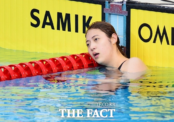 정다래가 5일 현역 은퇴를 선언했다. 정다래가 지난해 10월 열린 전국체전에서 앞을 바라보고 있다. / 배정한 기자