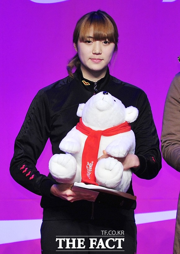 정다래가 5일 전격적으로 은퇴를 선언했다. / 배정한 기자