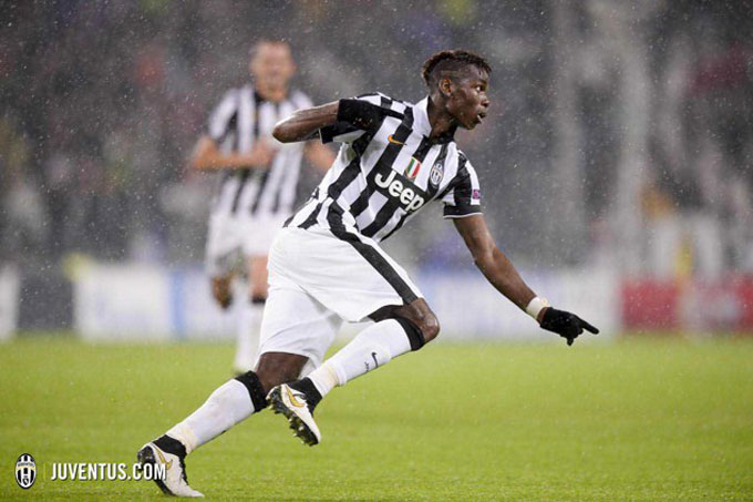 유벤투스의 포그바가 7일 인테르 밀란과 이탈리아 더비에서 플립플랩 기술을 성공해 눈길을 끌었다. /유벤투스 홈페이지
