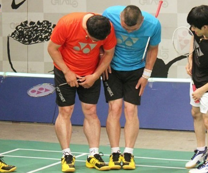 이만기의 탄탄한 몸이 누리꾼들의 관심을 받고 있다. 이만기는 50대의 나이에도 불구하고 엄청난 장딴지를 자랑한 바 있다. /KBS2 우리동네 예체능 갈무리