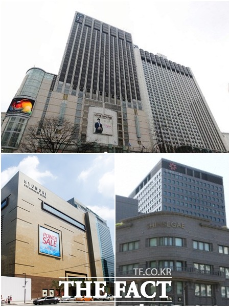 백화점 3사가 실적부진에 시달리고 있지만, 경기에 영향을 거의 받지 않는 VIP고객들의 지출로 근근이 실적을 올리고 있다./더팩트DB