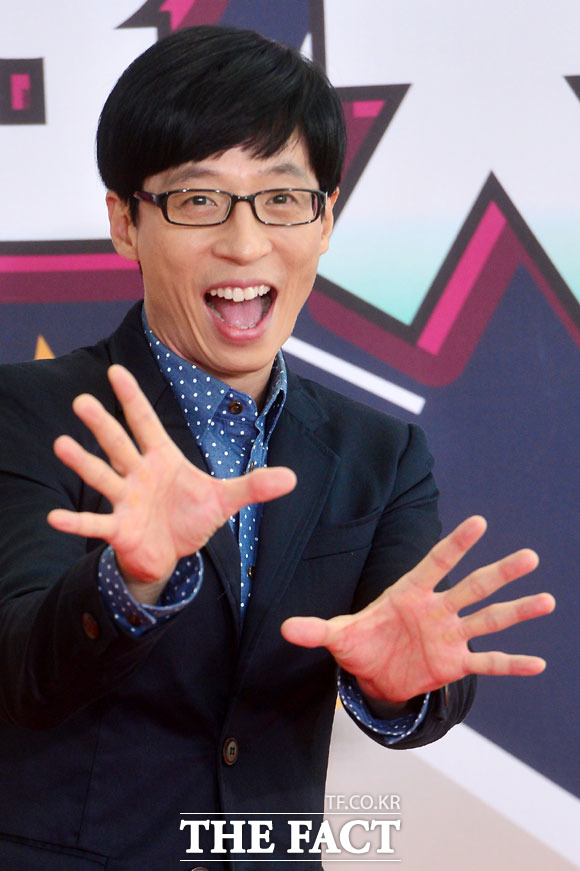 MBC 무한도전 유재석이 맡은 프로그램의 수가 눈길을 끌고 있다. 그는 KBS와 SBS에서도 각각 하나씩 예능 프로그램을 진행하고 있다./ 남윤호 기자