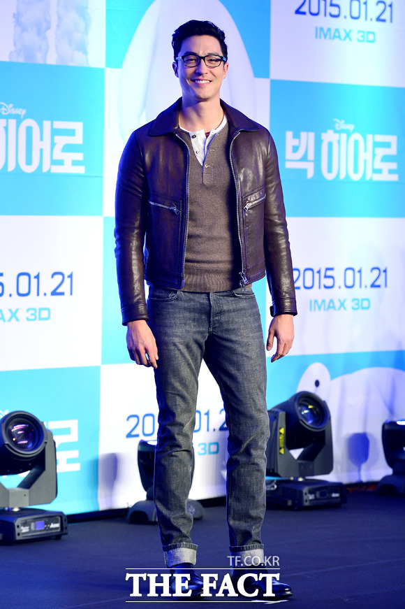 배우 다니엘 헤니가 14일 오전 서울 영등포구 콘래드 서울호텔에서 열린 디즈니 애니메이션 빅 히어로 기자회견에서 더빙의 어려움을 밝혔다. /남윤호 기자