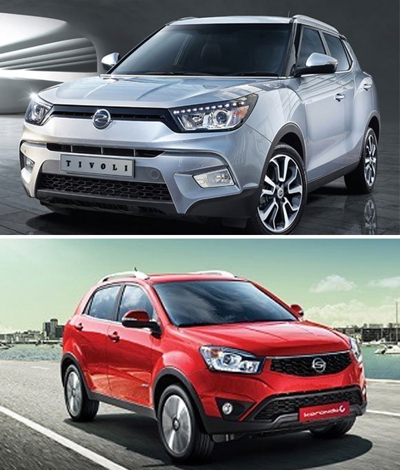 쌍용 티볼리 시승기 반응이 매우 좋다. 쌍용 티볼리는 출시 며칠 만에 큰 인기를 누리며 시승기에서도 좋은 반응을 얻고 있다./쌍용차 티볼리·2015 코란도C 홈페이지