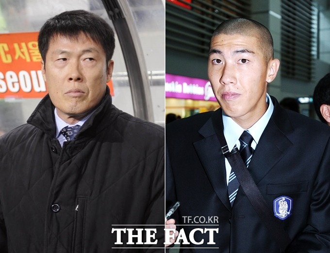 차두리(오른쪽)가 22일 아시아축구연맹 아시안컵 우즈베키스탄과 8강전에서 기록한 어시스트는 차범근의 골을 떠올리기에 충분했다. / 더팩트 DB