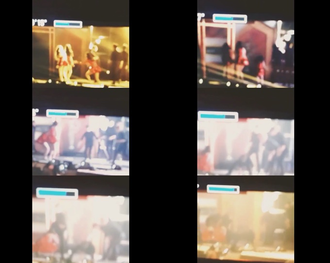 서울가요대상 무대를 마치고 퇴장하던 소녀시대 태연은 큰 부상을 입을 뻔했다.  /유튜브 영상 캡처