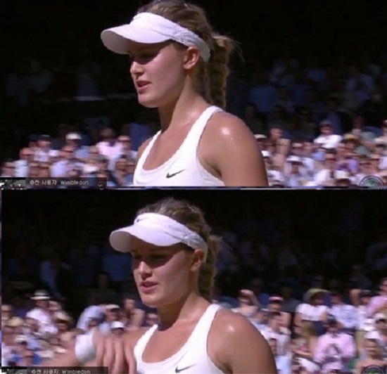 유지니 부샤드의 미모에 테니스계가 들썩이고 있다. 유지니 부샤드는 현재 호주오픈에 참가해 3회에 진출에 성공했다. /유튜브 영상 캡처