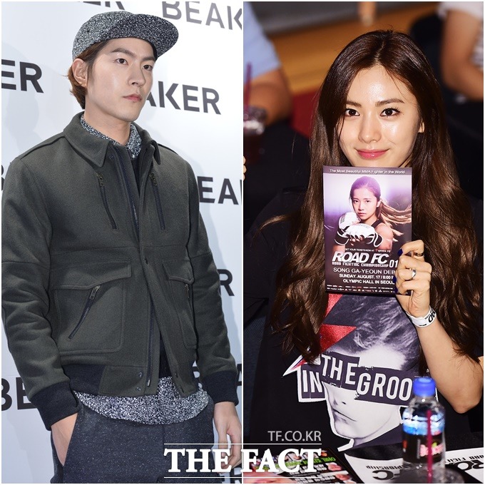 나나가 홍종현(왼쪽)과 열애설을 부인했다. /배정한 최진석 기자