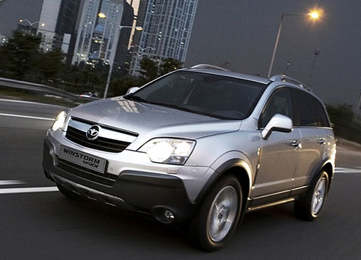 윈스톰 맥스, 오펠 안타라와 동일 모델. 윈스톰 맥스는 중고차 시장에서 인기가 높지만 물량이 없다. 많이 팔리지 않았다는 이야기다.   /GM 대우 제공