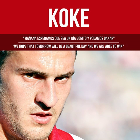 데일리스타는 28일 리버풀이 스티븐 제라드의 대체 선수로 코케를 낙점했다고 보도했다. / 아틀레티코 마드리드 페이스북 캡처