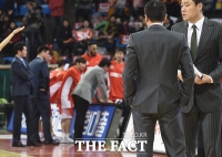 [TF포토] 이상민 감독 '서울 라이벌전 양보 못해'