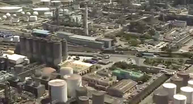 포스겐 살인가스. 포스겐은 살인가스로 불릴 정도로 맹독성이 있다. 30일 전남 여수국가산단에서 포스겐 누출사고가 있었다. / YTN 뉴스 방송화면 캡처