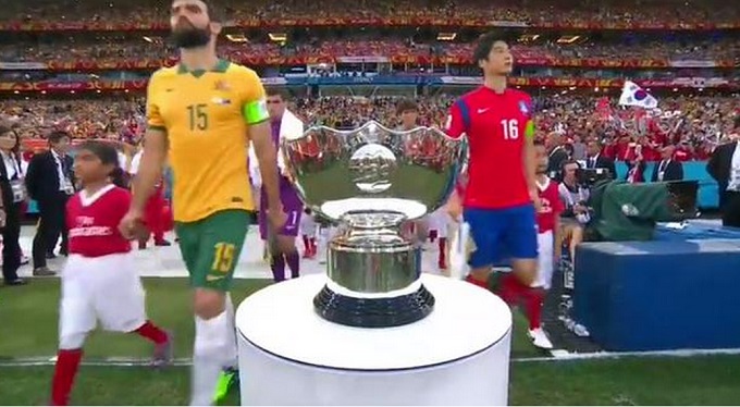 아시안컵 축구 결승 중계! 한국과 호주의 아시안컵 축구 결승 중계가 펼쳐지고 있다. /아시안컵 트위터