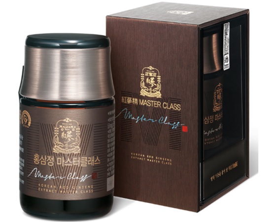 한국인삼공사 정관장 홍삼정, 100g당 가격 보니… 홍삼 농축액 제품 20개 가운데 한국인삼공사에서 판매하는 정관장 홍삼정 마스터클래스의 100g당 가격은 27만5500원으로 가장 저렴한 가장 저렴한 동진제약의 고려홍삼정 100(3만1250원)과 7.4배 차이를 보였다. /한국인삼공사 홈페이지 캡처