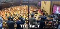[TF포토] 우윤근 새정치민주연합 원내대표 교섭단체대표연설