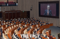 [TF포토] 우윤근, '내년 총선에 개헌안 국민 투표 제안'