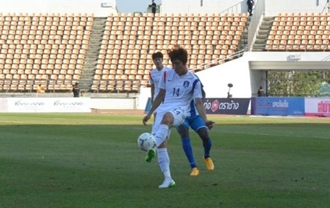 태극전사 킹스컵 우승 한국 22세 이하 축구대표팀(U-22)이 태국에서 열린 2015 킹스컵에서 우승을 차지했다. /방송 캡처