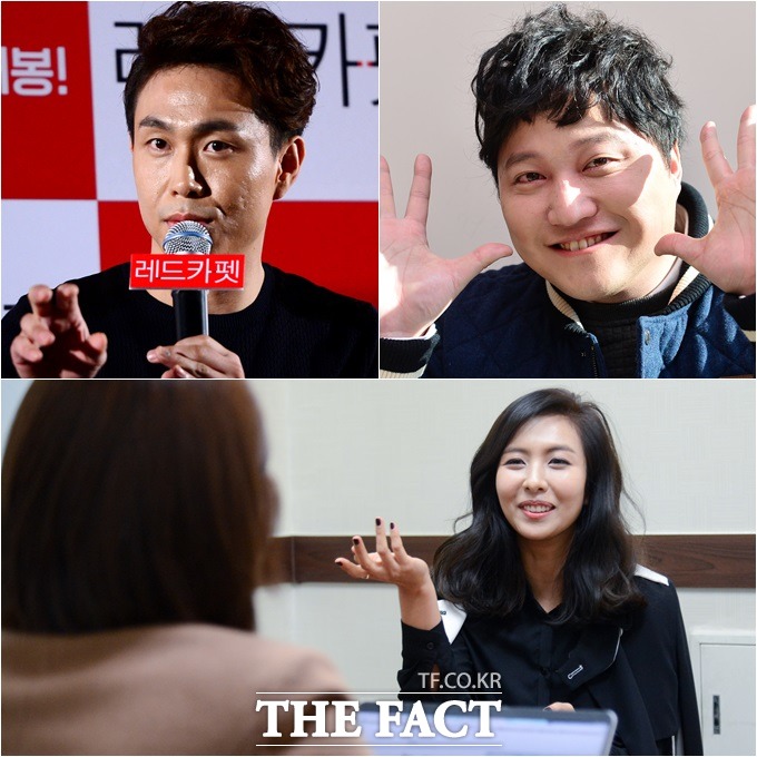 김혜나에게 인지도란. 김혜나(아래)는 오정세(왼쪽 위) 김대명(오른쪽 위) 등 동료 배우의 인지도를 부러워하지 않는다. / 이효균 기자 남윤호 기자