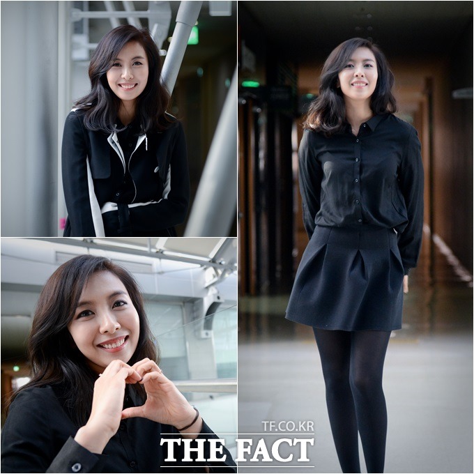 김혜나의 진짜 성격. 김혜나는 도도한 이미지와는 달리 털털하고 여성스러운 성격이라고 강조했다. / 이효균 기자