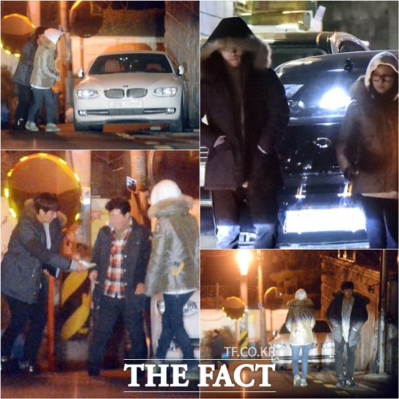 손호준 예의 바른 청년. 손호준(왼쪽 아래 왼쪽)이 김소은과 데이트 중 대리 기사에게 공손히 요금을 내는 장면이 주목을 받고 있다. / 배정한·최진석 기자